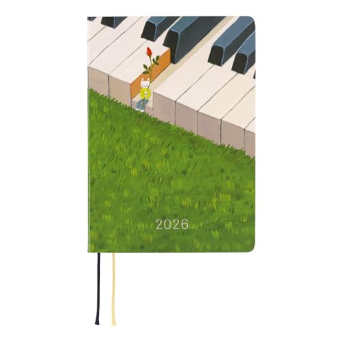 Hobonichi Techo 2026 HON English version Hiroko Kubota/Waiting for chords [A6/1 page per day/January/Starts on Monday]