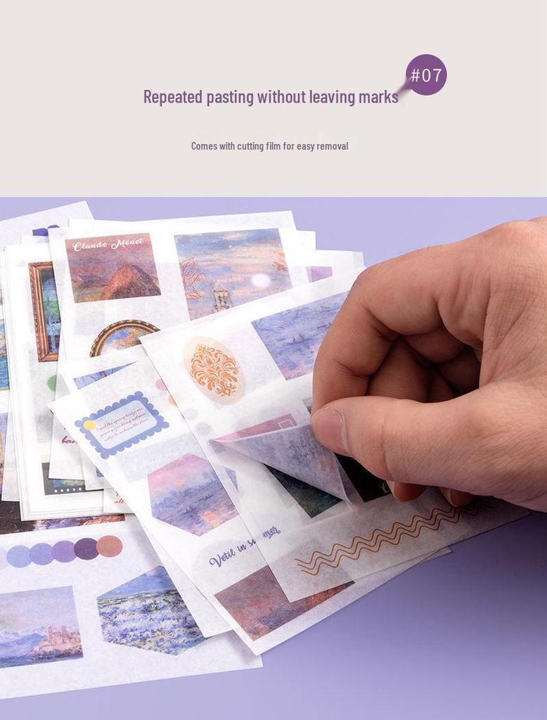 Set Planificator DIY Stil Ins de Valoare Ridicată: Caiet Pictură în Ulei - Cadou Perfect de Ziua de Naștere pentru Studenți