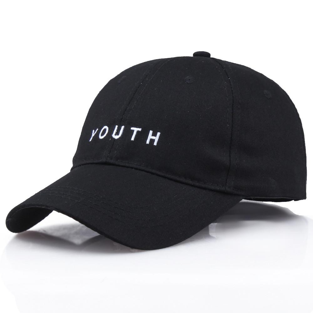 Youth Letter Embroidered Baseball Cap For Outdoor Casual Wear