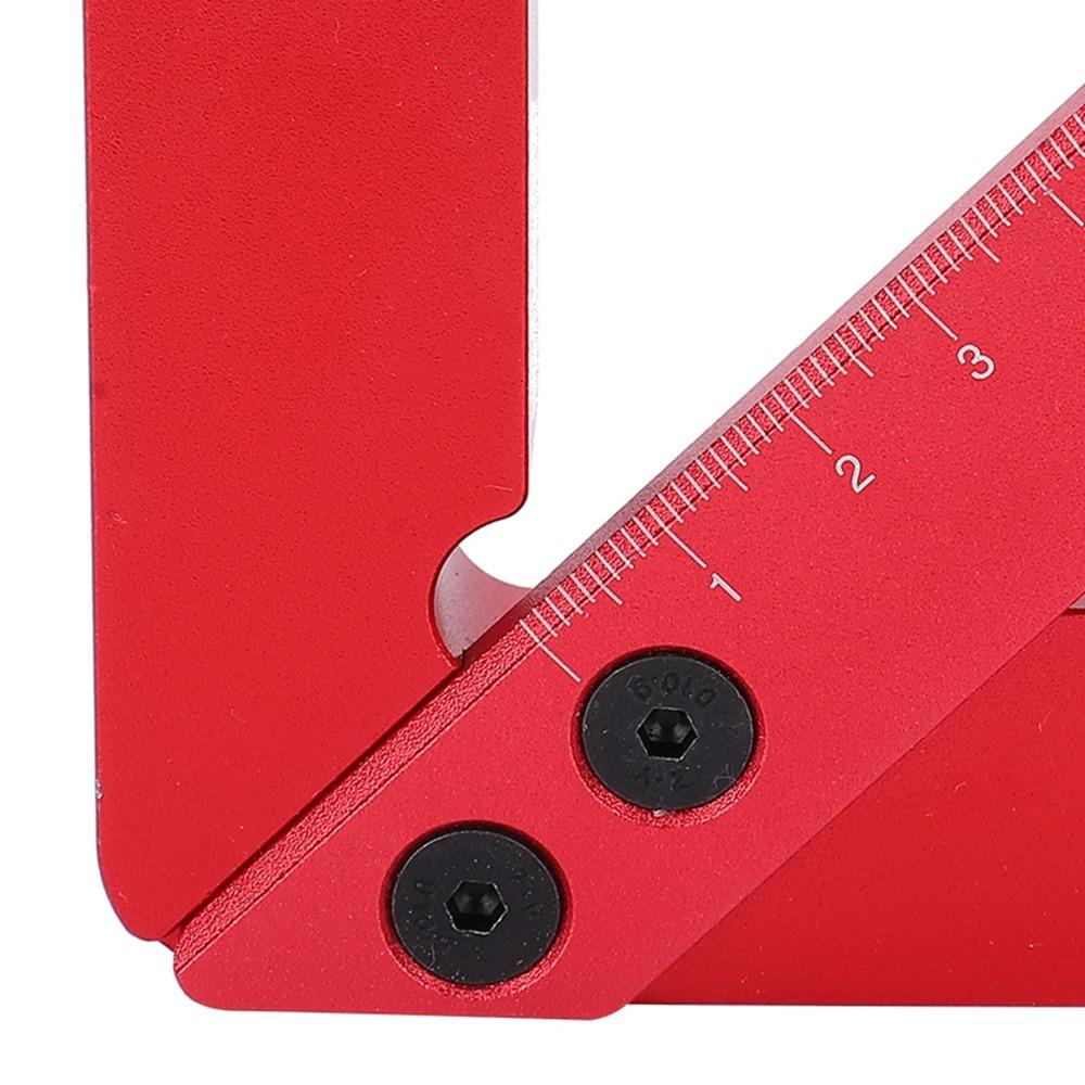 Aluminum Alloy Center Finder Scriber Square Center Scribe Line Gauge Center Finder For Carpenter