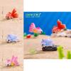 Vibrant Miniature Resin Fish Ideal For Creative Aquarium Landscaping