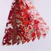 Chinese Hair Band Hanfu Clothing Headdress with Cloud Pattern Wide Headband with Chinese Crane Flower Pattern