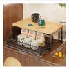 Coffee Machine Storage Shelf Countertop Organizer Space Saving Rack Pull Out Tea