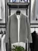Men's High-Quality Wool Knit Zipper Cardigan - Thick, Trendy, Loose-Fit for Autumn/Winter