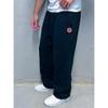 Printed Sweatpants Unisex Loose Wide Leg Trousers Casual Pants