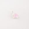 Rose Chalcedony Gemstone Zircon Pendant 925 Sterling Silver Jewelry Tiny Pendant CZP-7-7