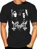 Rapper Cotton T Shirt Mayhem Deathcrush T-Shirt Men Fashion Cotton T-Shirt Hip Hop Tees Tops Oversized Top Black Black