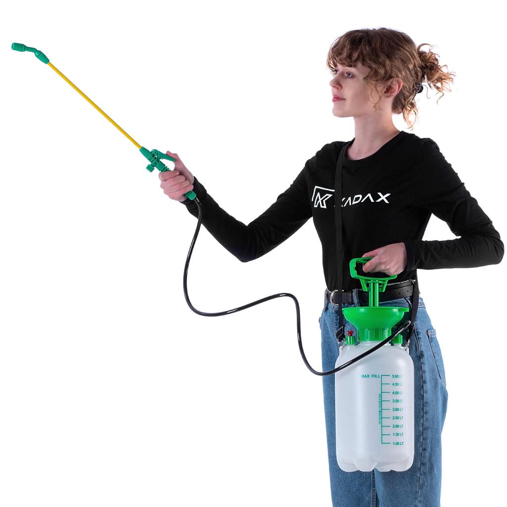 KADAX Manuelle Druck-Gartenspritze 5L Grün