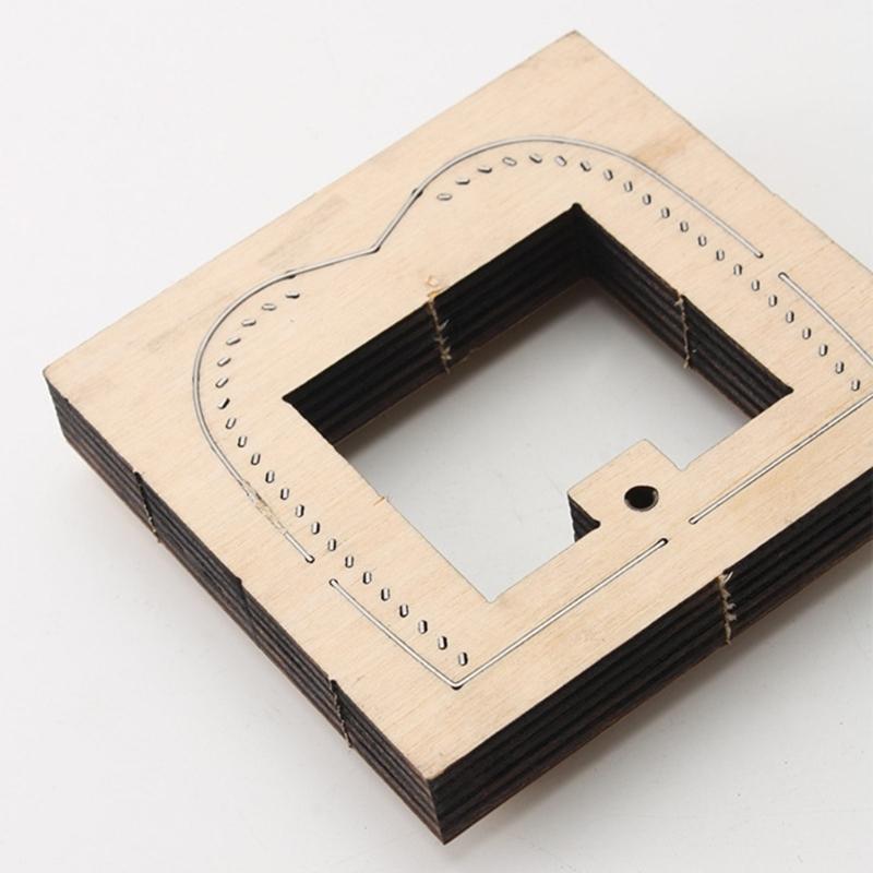 Professionelles Ergonomisches Lederbearbeitungs-Lederhandwerkszeug Handheld DIY Handwerksmesser Schneiderform für Künstlerische Projekte