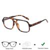 Große quadratische Blaulichtfilter Lesebrille Damen Kunststoff Vintage Brille Computerbrille Myopie Korrektionsbrille