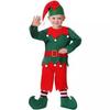 Holy Day Children's Costume Green Christmas Elf Costume Christmas Costume Three-piece Set