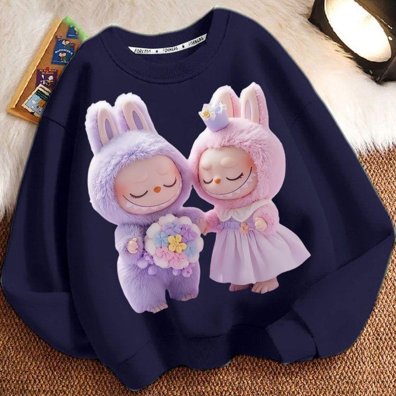 Children's Casual Hoodies, Fashionable Long-sleeved Loose Hoodies for Boys and Girls In Spring and Autumn