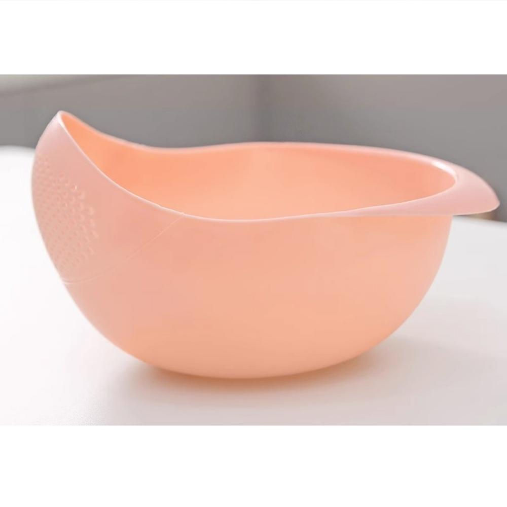 2-In-1 of Rice Drainage Basket Rice Filter Fruit and Vegetable Drainage Sieve Kitchen Supplies for Vegetables and Fruits