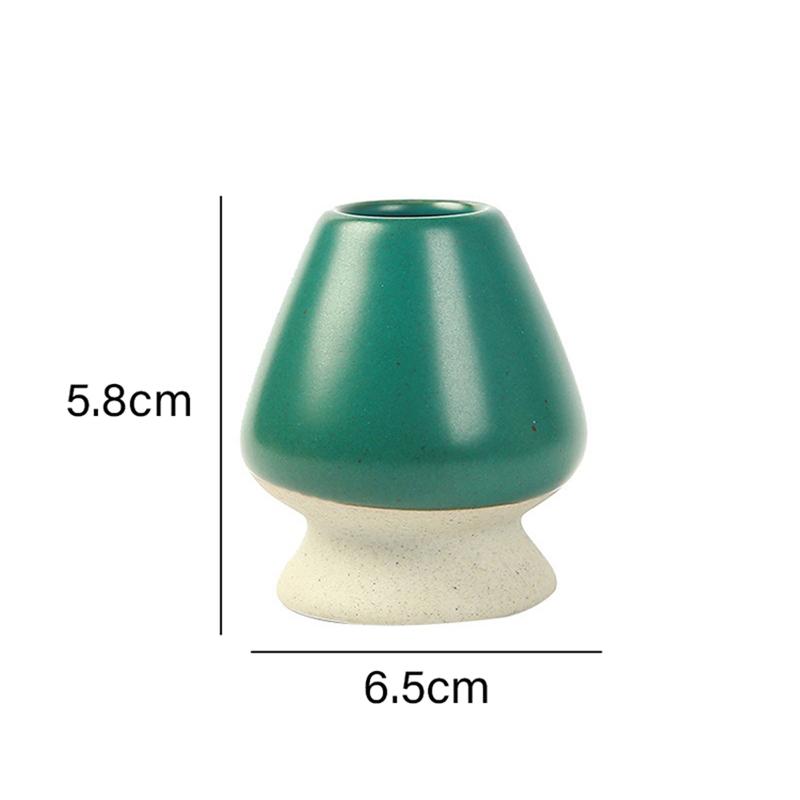 Ceramic Matcha Whisk Holder Chasen Stand Bowl Matcha Brush Tea Accessories Japanese Teaware Accessories CJTZ001