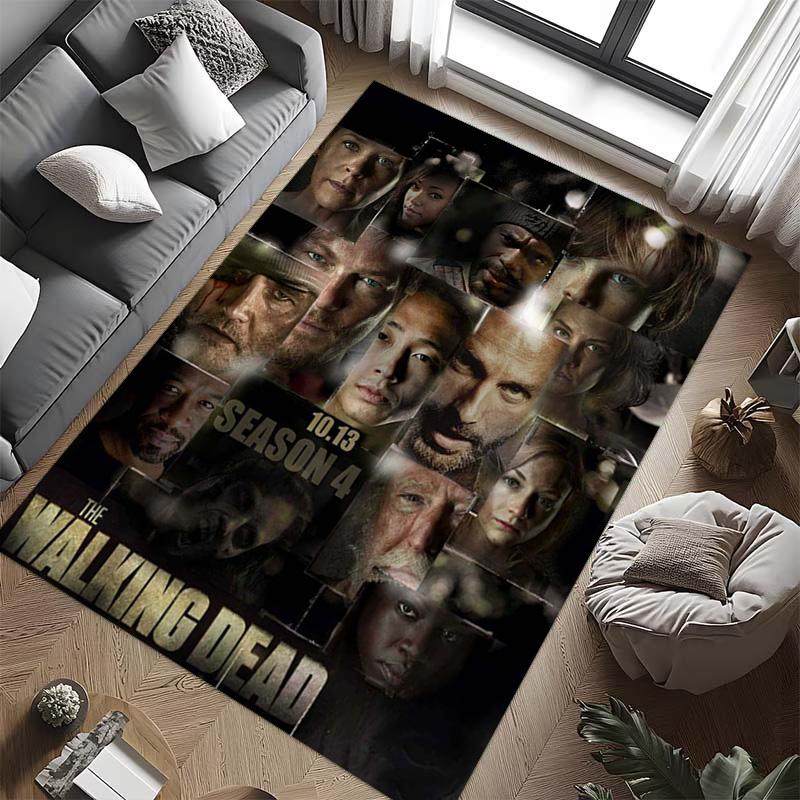 Apocalyptic Warrior Uprising Carpet Suitable for All Seasons Living Room and Bedroom Mats Doormat Office Chair Cushion Fashion