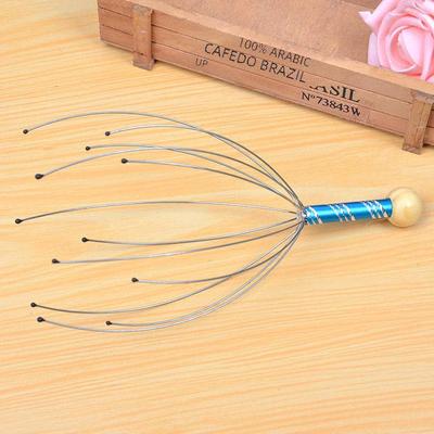 Octopus Scalp Massager: Metal Head Acupoint Device