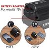 Li-ion Battery Case Adapter For Makita 18V Dual USB Ports Power Bank Phone Charger LED Working Light Converter Lamp Flashlight