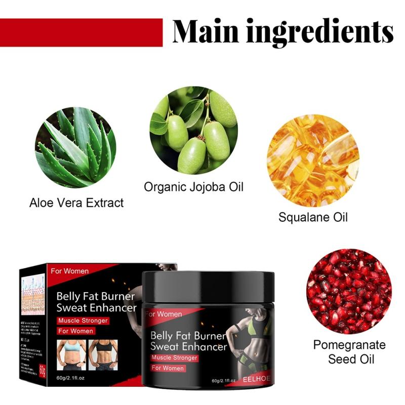 Muscle Cream for Men Women Natural Body Slimming for Stomach Arms Thighs Skin Firming Anti Cellulite Cream 60g