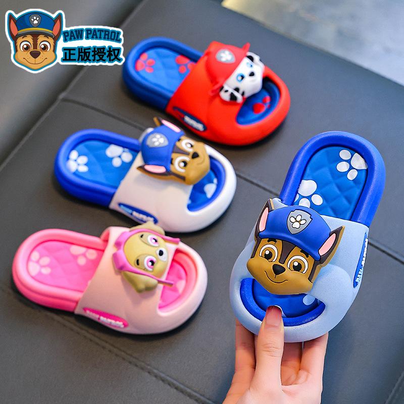 Paw Patrol Summer Children's Sandals for Boys and Girls, Non-Slip Soft Sole, for Toddlers and Kids, Bathroom Bath Slippers