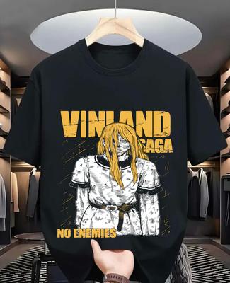 Vinland Saga Shirt,Thorfinn Shirt, Vinland,Askeladd,Manga Black Shirt,All Size