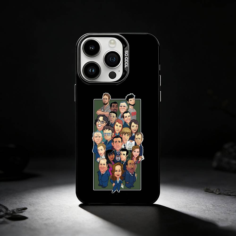 

The O-Offices Hot Tv Show Phone Case For iPhone 17,16,15,14,13,12,11 Plus,Pro Max,XS,Colored silver phone case iPhone16pro