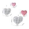 Artistic Heart Tray Silicone Mold Flexible Design For Epoxy Resin Concrete Cement Craft Creations