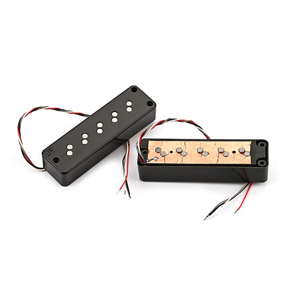 Electric Guitar Pickup 5-string Prewired Pickup Bass Pickup Replacement Electric Guitar Repair Accessories