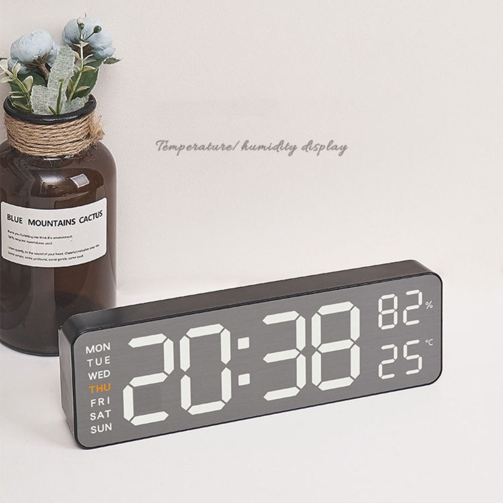 ABS Digital LED Clocks Multi-functional Display Table Clock New Electronic Wall Clock  Bedroom