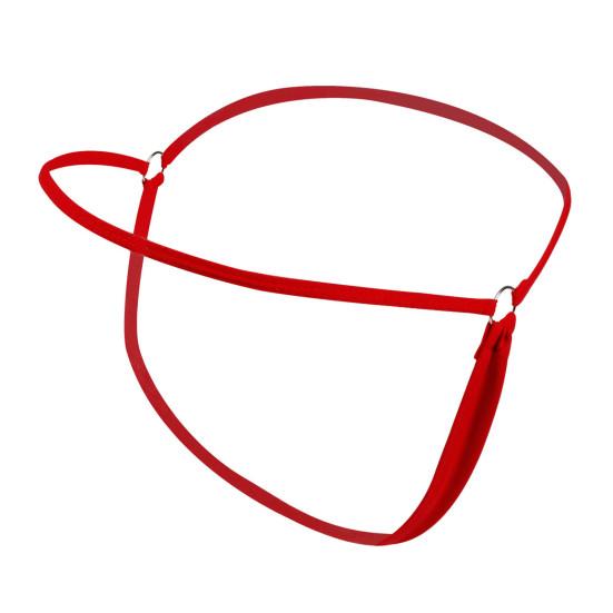 Damen G-String T-förmig Tiny Solid Color Low Waist Hoop Slutty Sexy Antiseptisch Atmungsaktiv