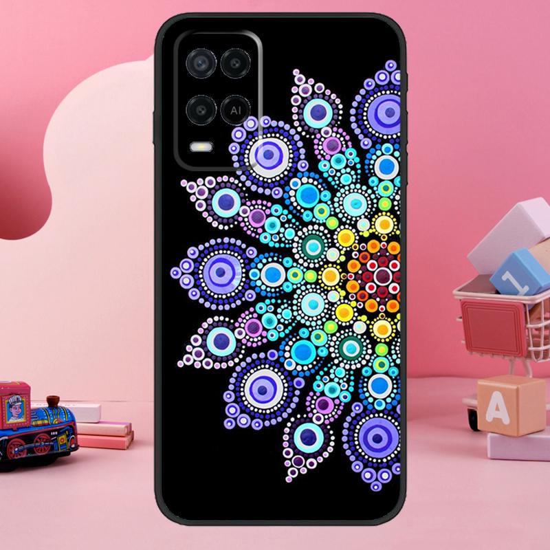 

Элегантный чехол с цветочным узором Мандала для OPPO A74 A54 A94 A15 A16 A17 A57 A77 A57s A52 A72 A91 A93 A96 A5 A9 A31 A53 OPPO A54 5G