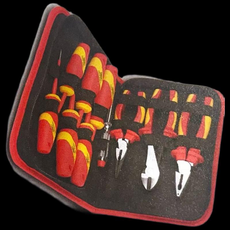 Deli 10-Piece VDE Insulated Electrician Repair Tool Set