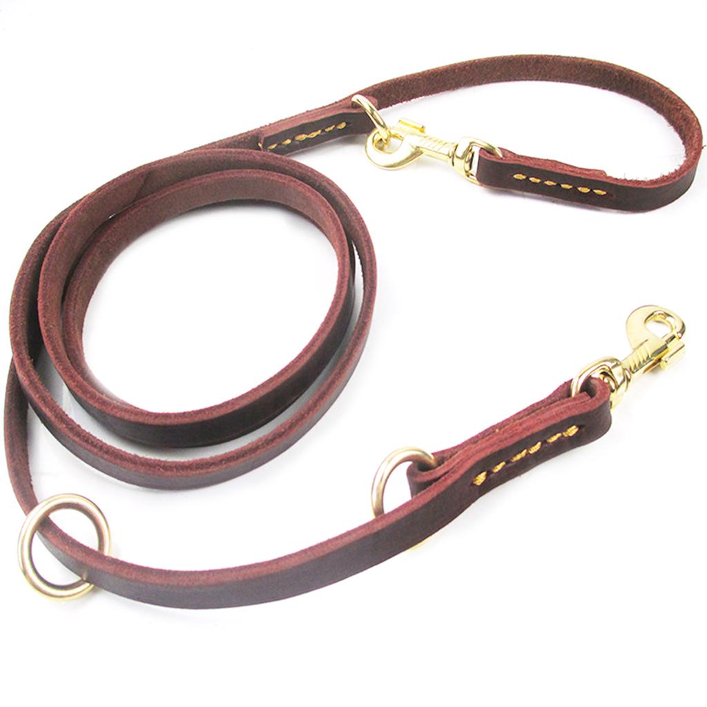 Leather Dog Rope, Comfortable, Soft,  , Pet Leash for Dogs with   Length, Safe, Odorless Waist Band for Control When Running and Walkin