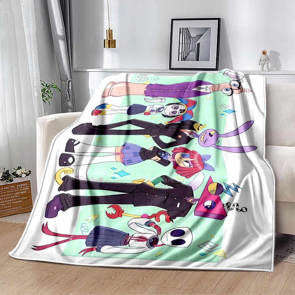 Digital Circus3 Blankets Are Suitable for Living Rooms,making Them an Ideal Choice for Outdoor Travel and Gifts.