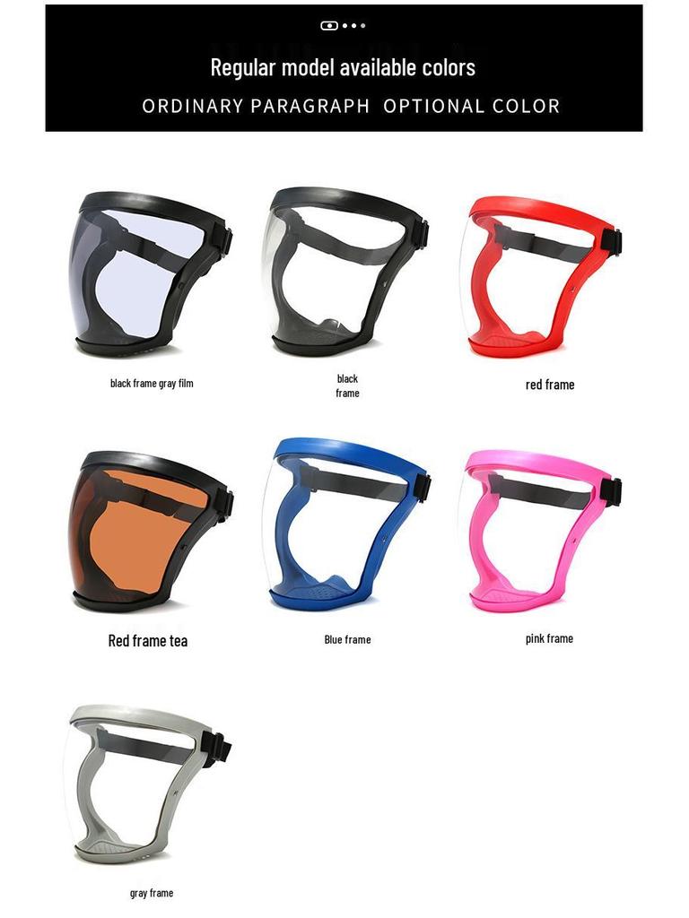 Hochauflösender transparenter Anti-Tröpfchen-Gesichtsschutz mit staubdichter Reitbrille 968