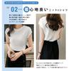 Meme Extra Blouse for Short Short Sleeve Summer Loose Round Large Loose Body Free Size [MEME XTRA] Women, Sleeve, Summer, T-Shirt, Knit, Plain, Cute,