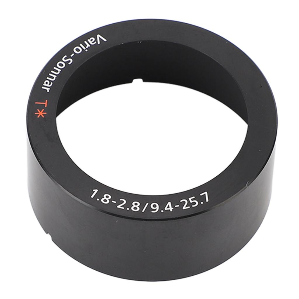 Camera Lens Adapter Circle Aluminum Stable Accurate Lens Front Hoop Circle Adapter for ZV1 Black