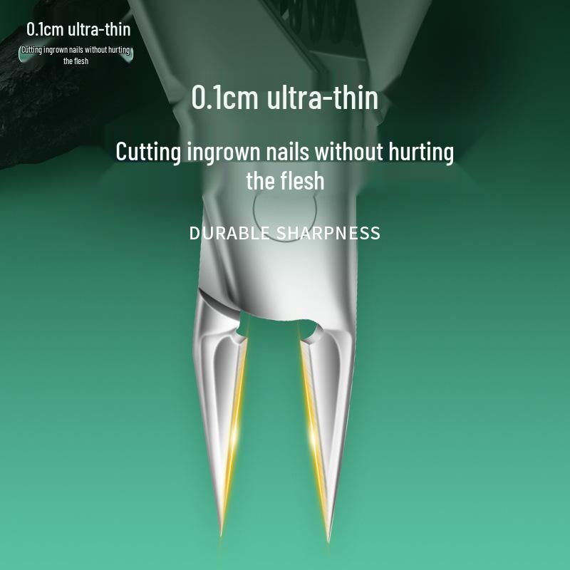 Slanted Tip Stainless Steel Toenail Nippers & Clippers for Ingrown Nails and Dead Skin