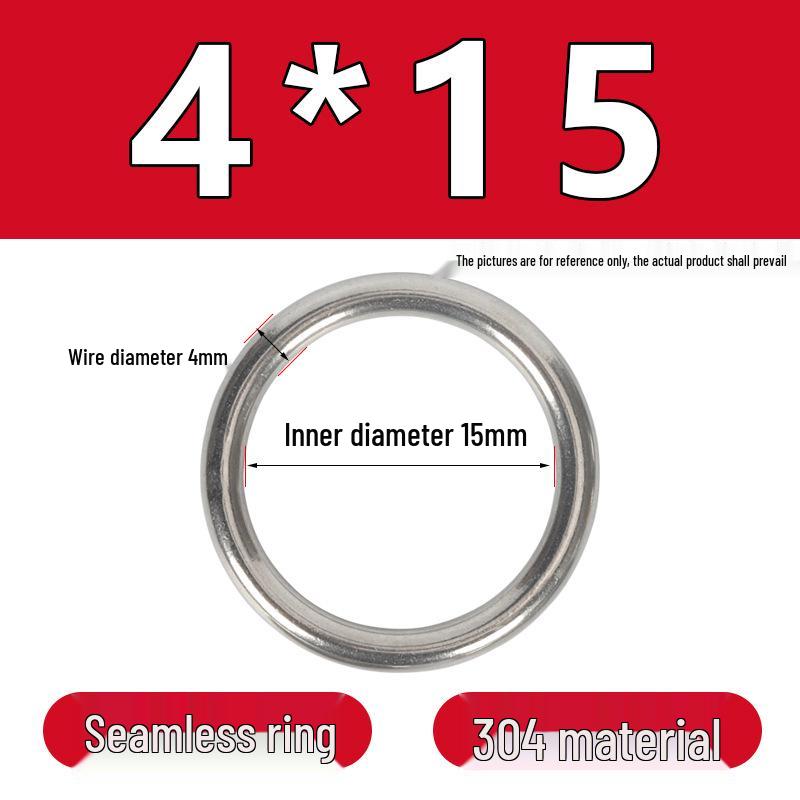 Stainless Steel Seamless O-Ring: Corrosion-Resistant Accessory for Handbags and Pet Gear