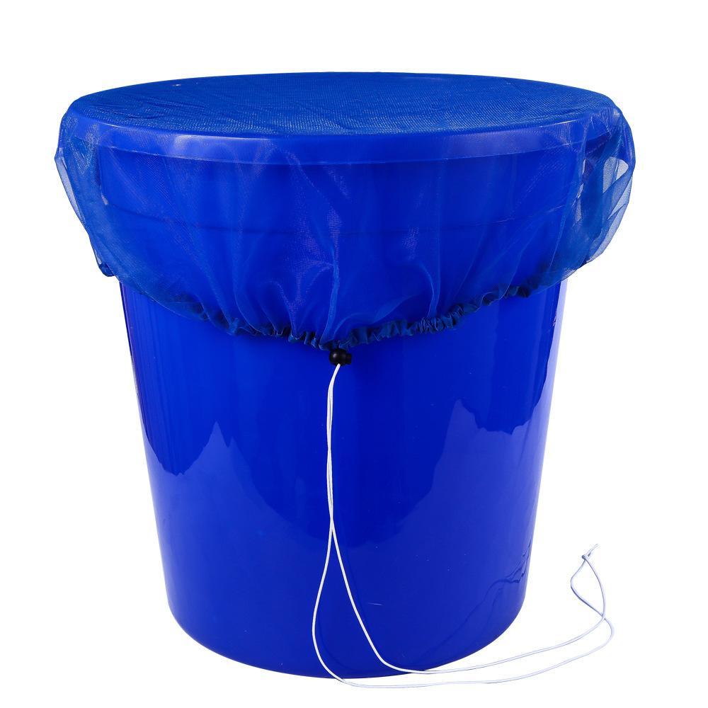 

Сетчатый чехол для дождевой бочки Сетка для дождевой бочки Экран для сбора воды 37,4 дюйма Для предотвращения попадания опавших листьев Защита от комаров синий