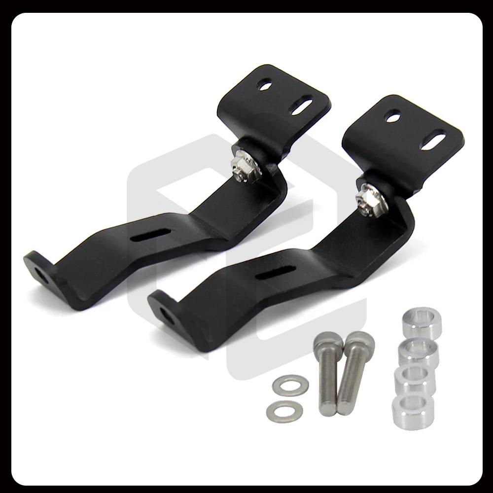 

For - 2024 Honda CB 650 R CB650R CB650 650R Neo Sports Cafe Fog Lamp Auxiliary Light Mount Bracket Motorcycle Accessories чёрный