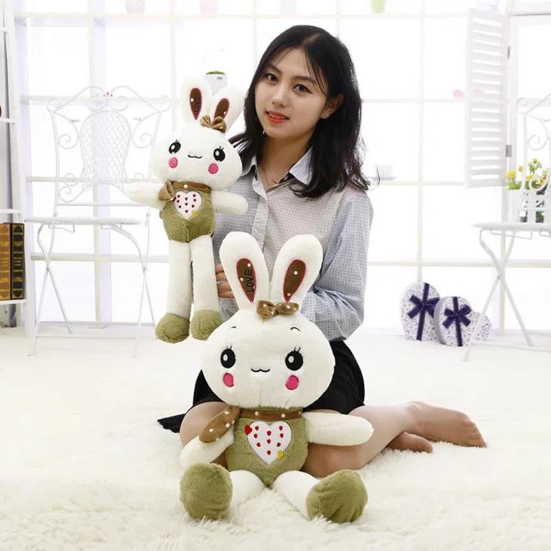 Large cute plush toy fruit rabbit LOVE rabbit doll rice doll company event wedding doll