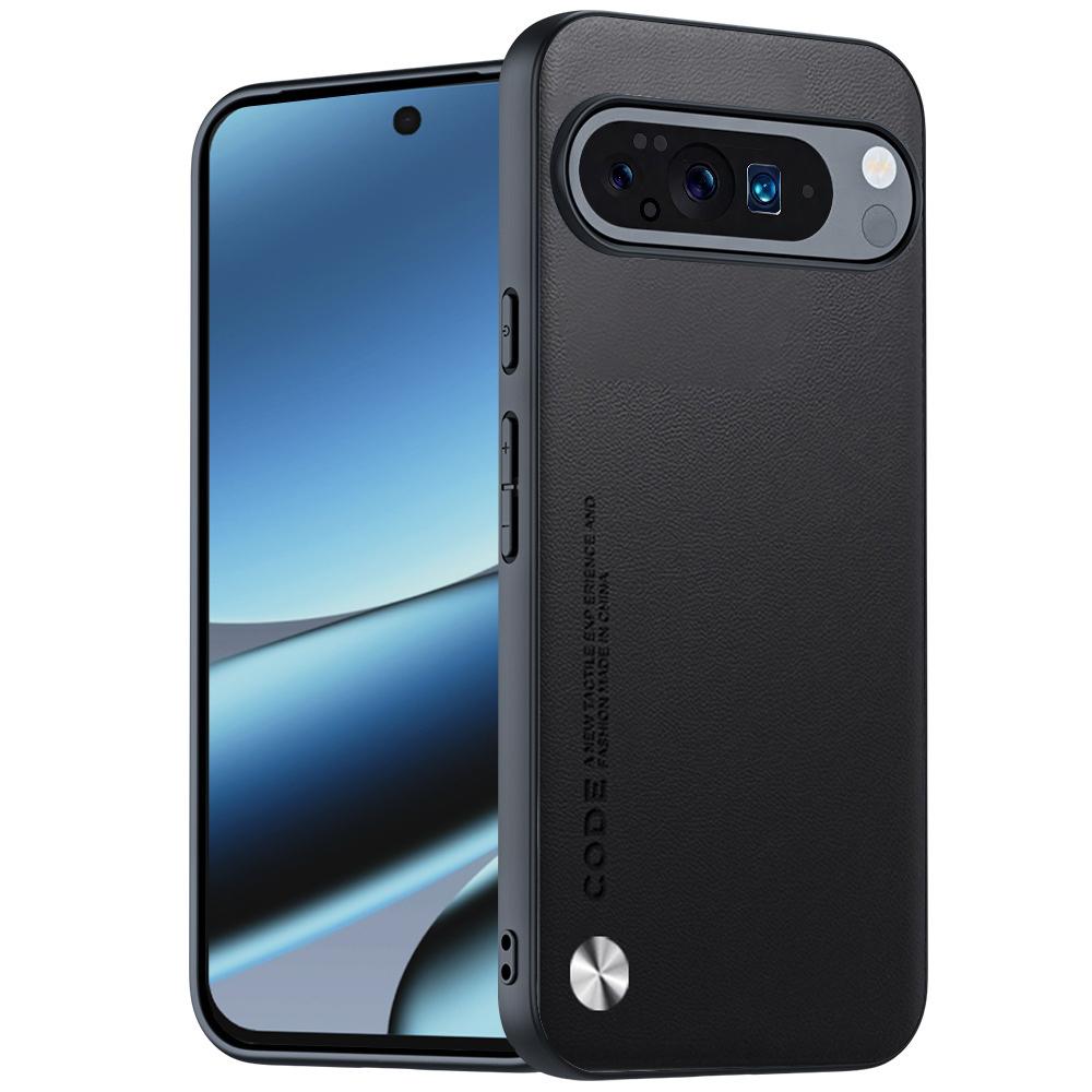 Kožené pouzdro pro Google Pixel 10 Pro XL Pouzdro Luxusní Vláknová Textura PU-Kůže Ochranný Kryt Capa pro Google Pixel 10 Pro Kryt