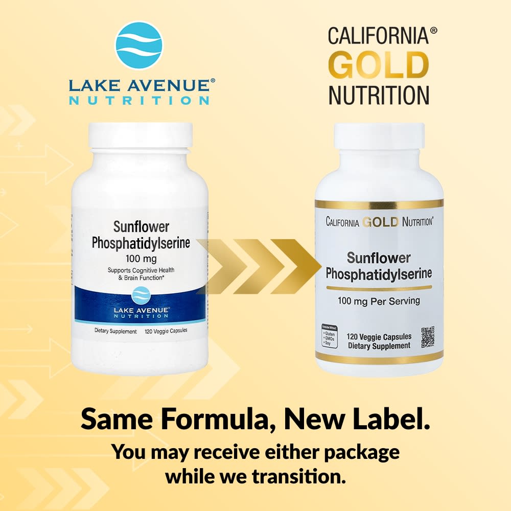 

Sunflower Phosphatidylserine, 100Mg, 120 Veggie Caps