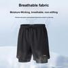 Li-Ning Quick-Dry Double-Layer Anti-Embarrassment Hot Spring Leisure Beach Shorts Unisex Shorts Black LN-LSKV607-1