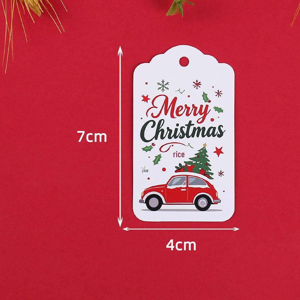2026 Christmas Gift Tags: Reindeer, Santa, Snowman Design Hang Tags, Christmas Cards In Stock