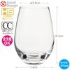 Toyo Sasaki Glas Tumbler Glas Wasser Variation 9 Tumbler 275ml Set von 60 Hergestellt in Japan Spülmaschinenfest Bruchfest Gutes Design Award Glasbecher