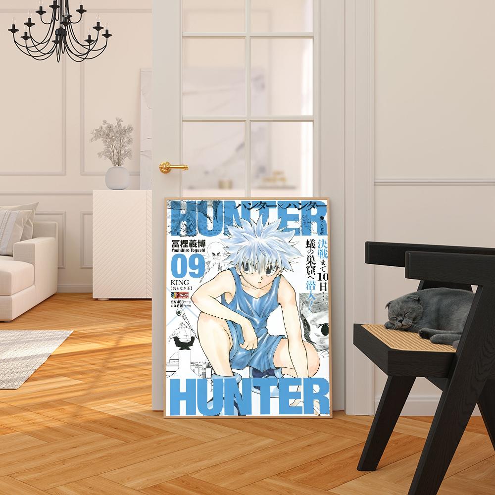 Anime Hunter X Hunter Classic Movie Posters Fancy Wall Sticker for Living Room Bar Decoration Room Wall Decor