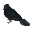 Halloween Black Crow Decoration Realistic Feathered Crow Prop Artificial Fake Raven Birds for Yard Tree Garden Patio Indoor Outdoor