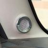 For Hummer H3 2005 2006 2007 2008 2009 Aluminum Alloy Front Speaker Covers Trim Sticker Car Accessories