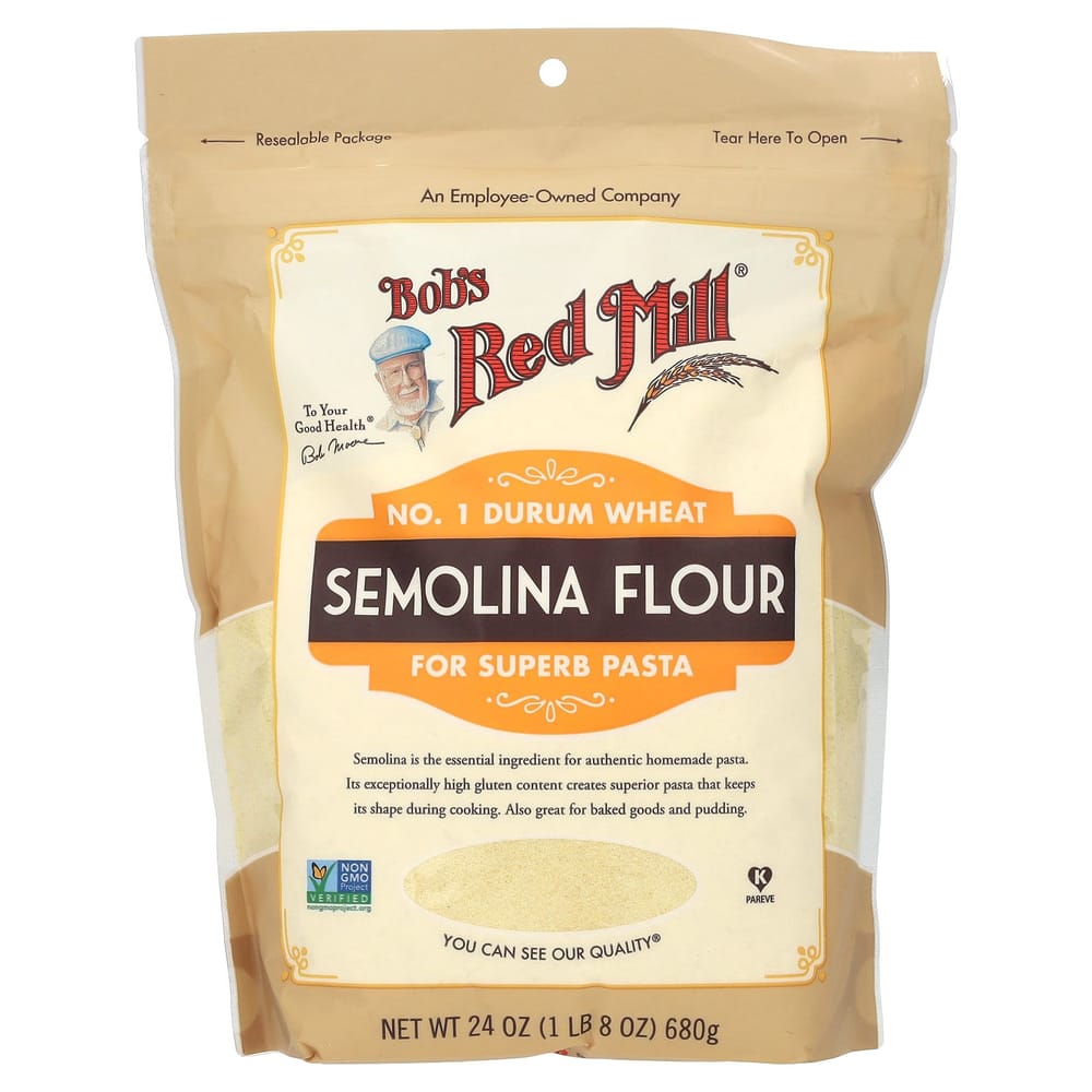 Bobs Red Mill Semolina Flour 680g (24oz)
